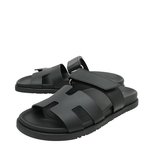 hermes chypre black suede|hermes chypre sandal price.